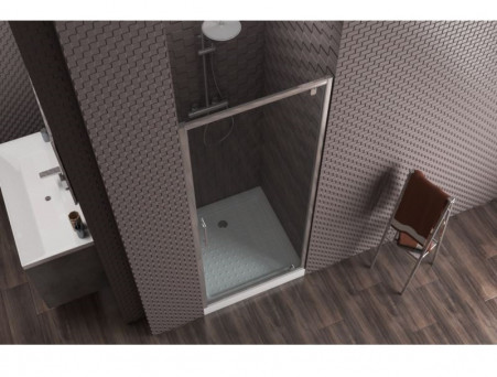 Душевая Дверь в Нишу «Bravat» Drop 1000x2000, Распашная Дверь, Easy Clean Glass (BD100.4110A)