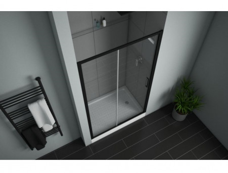 Душевая Дверь «Bravat» в Нишу Black Line 120x200 L/R (BD120.4101B)