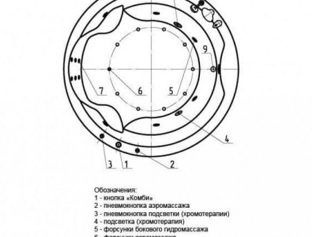 Акриловая Ванна «Aquatek» Аура 180х180 (AUR180-0000033)