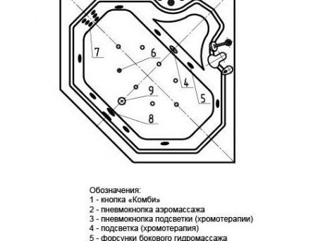 Акриловая Ванна «Aquatek» Лира 148х148 (LIR150-0000032)