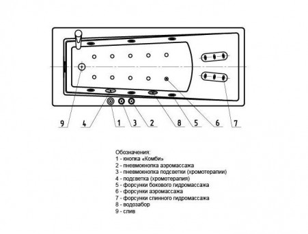 Акриловая Ванна «Aquatek» Либра 170х70 (LIB170-0000021)