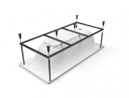 Акриловая Ванна «Cersanit» Smart 170х80 L слив справа (63350)