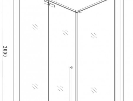 Душевой Уголок «Aquanet» Ideal AE-AXC94MB-S-B 140x90x200 L/R (00243635)