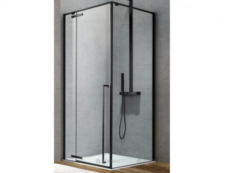 Душевой Уголок «Aquanet» Ideal AE-AXC94MB-S-B 140x90x200 L/R (00243635)