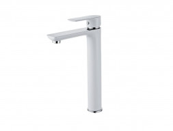 Смеситель «Aquanet» Arctic AF520-11СW для Раковины, Хром, Белый (00225486)