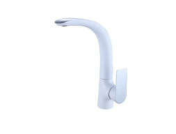 Смеситель «Aquanet» Arctic AF520-41СW для Кухни, Хром, Белый (00216779)