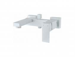 Смеситель «Aquanet» Blanco AF420-20W для Ванны и Душа, Белый Матовый (00261818)