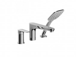 Смеситель на Борт Ванны «Bravat» Iguassu на 3 отверстия F5173218CP-1-RUS (Bt-188422)