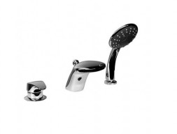 Смеситель на Борт Ванны «Bravat» Cobra на 3 отверстия 7F5140197CP-1-RUS (Bt-184378)