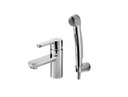 Смеситель «Bravat» Stream для Раковины с Гигиеническим Душем F13783C-3 (Bt-177394)