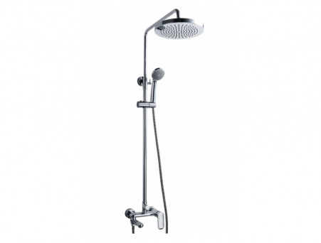 Душевая Стойка «Bravat» Opal-С F6125183CP-A1-RUS, с Изливом (Bt-193138)