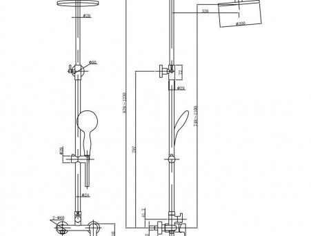 Душевая Стойка «Aquanet» Passion R2 (00212272)