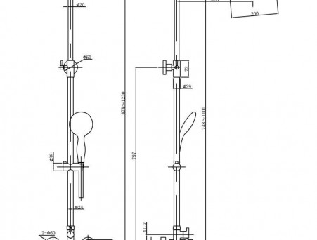 Душевая Стойка «Aquanet» Passion S3, с Изливом (00212275)