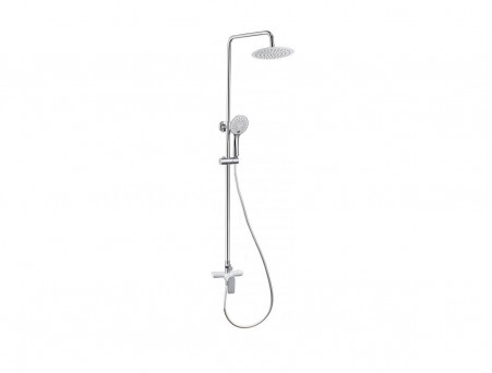 Душевая Стойка «Aquanet» Arctic R AF520-71-R-CW, Хром, Белый (00243324)