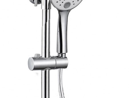 Душевая Стойка «Aquanet» Arctic R AF520-71-R-CW, Хром, Белый (00243324)