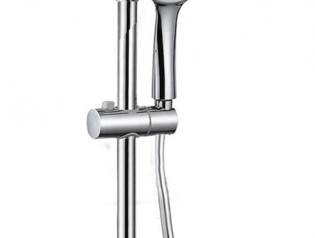 Душевая Стойка «Aquanet» Arctic R AF520-72-R-CW, Хром, Белый (00243325)