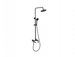 Душевая Стойка «Aquanet» Passion R3 AF300-72-R-B, с Изливом, Черная Матовая (00261838)