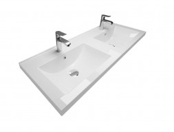 Встраиваемая Раковина «MarkaOne» Duo 120, Двойная (4680043353521)