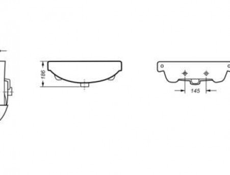 Встраиваемая Раковина «Sanita» Аттика 56*45,3 (ATC50SAWB01)