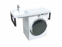 Раковина «MarkaOne» Wash 110 Polytitan, Над Стиральной Машиной (4680043356942)