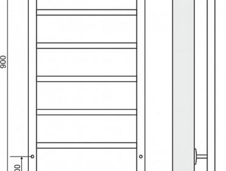 Полотенцесушитель Водяной «Terminus» Контур П8 (4660059582450)