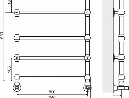 Полотенцесушитель Водяной «Terminus» Прованс П5 (4670030725059)