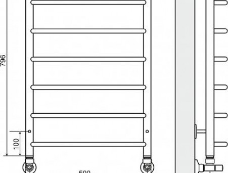 Полотенцесушитель Водяной «Terminus» Стандарт П7 (4670030725325)