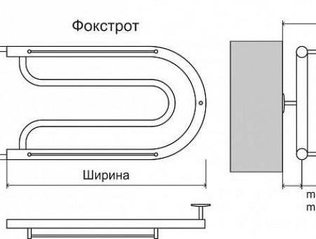 Полотенцесушитель Водяной «Terminus» Фокстрот (4620768881237)