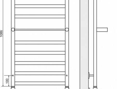 Полотенцесушитель Водяной «Terminus» Хендрикс + П11 (4620768886867)