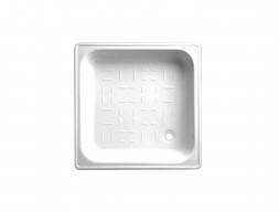Душевой Поддон «BLB» 70х70х12 см, Низкий, Форма Квадратная, Сталь (CF7)
