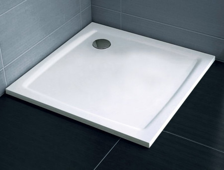 Душевой Поддон «Ravak» 90х90х3 см Perseus Pro, Низкий, Форма Квадратная, Литьевой Мрамор (XA037711010)