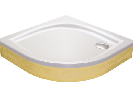 Душевой Поддон «Ravak» 100х100х17,5 см Elipso, Низкий, Форма Четверть Круга, Акрил (A22AA01210)