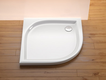 Душевой Поддон «Ravak» 100х100х17,5 см Elipso, Низкий, Форма Четверть Круга, Акрил (A22AA01210)