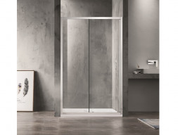 Душевая Дверь «Azario» Milton, Раздвижная 1200x2000, Серебро (AZND61211200)