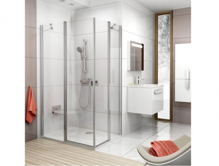 Душевая Дверь «Ravak» Chrome CRV2-100, Белая Транспарент (1QVA0100Z1)