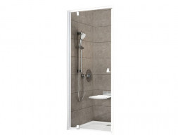 Душевая Дверь «Ravak» Pivot PDOP1-80, Белая/, Белая + Транспарент (03G40101Z1)