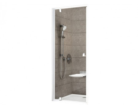 Душевая Дверь «Ravak» Pivot PDOP1-80, Белая/, Белая + Транспарент (03G40101Z1)