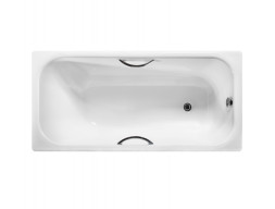 Чугунная Ванна «Wotte» Start 150х70, c Отверстиями для Ручек, Пристенная (БП-э0001102)