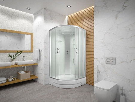 Душевая Кабина «Erlit» 100x100x226 Матовое Стекло (ER351026-C3-RUS)