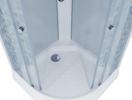 Душевая Кабина «Triton» Стандарт Мозаика 100x100x228 А, со Смесителем ДН4 (Щ0000030289)