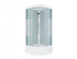 Душевая Кабина «Triton» Стандарт Узоры 100x100x228 В, со Смесителем ДН4 (Щ0000030295)