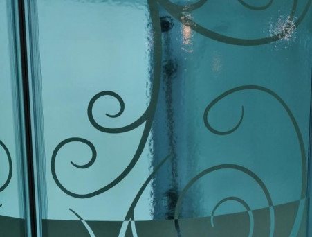 Душевая Кабина «Triton» Стандарт Узоры 100x100x228 В, со Смесителем ДН4 (Щ0000030295)