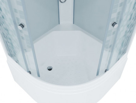 Душевая Кабина «Triton» Стандарт Мозаика 90x90x216 Б, со Смесителем ДН4 (Щ0000027241)