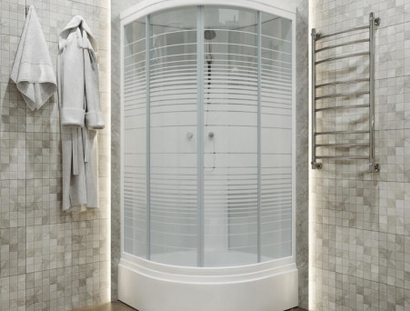 Душевая Кабина «Triton» Стандарт Полосы 100x100x228 В, со Смесителем ДН4 (Щ0000030294)