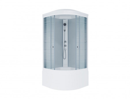 Душевая Кабина «Triton» Стандарт Полосы 90x90x216 Б, со Смесителем ДН4 (Щ0000027242)