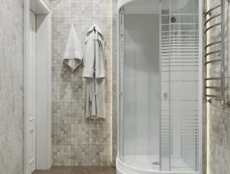 Душевая Кабина «Triton» Стандарт Полосы 100x100x228 А, со Смесителем ДН4 (Щ0000030290)