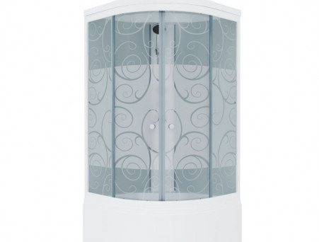 Душевая Кабина «Triton» Стандарт Узоры 90x90x216 Б, со Смесителем ДН4 (Щ0000027243)