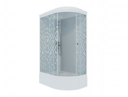 Душевая Кабина «Triton» Коралл Мозаика 120x80x231,5 В L, со Смесителем ДН4 (Щ0000038532)