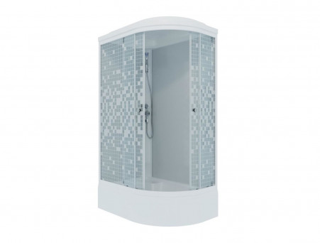 Душевая Кабина «Triton» Коралл Мозаика 120x80x231,5 В L, со Смесителем ДН4 (Щ0000038532)