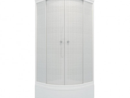 Душевая Кабина «Triton» Стандарт Белый Лен 90x90x228 В, со Смесителем ДН4 (Щ0000041034)